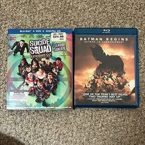 Suicide Squad and Batman Begins Blu-ray Set